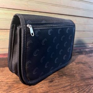 Black cosmetic bag